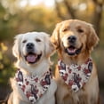 thumbnail image 2 of Dog Bandana 2 Pack,Halloween Skulls Ravens and Roses Bandanas for Dogs,Cat Bandana,Small/ Large Dog Bandana 2 Size,Dog Bandanas Girl Boy, 2 of 5