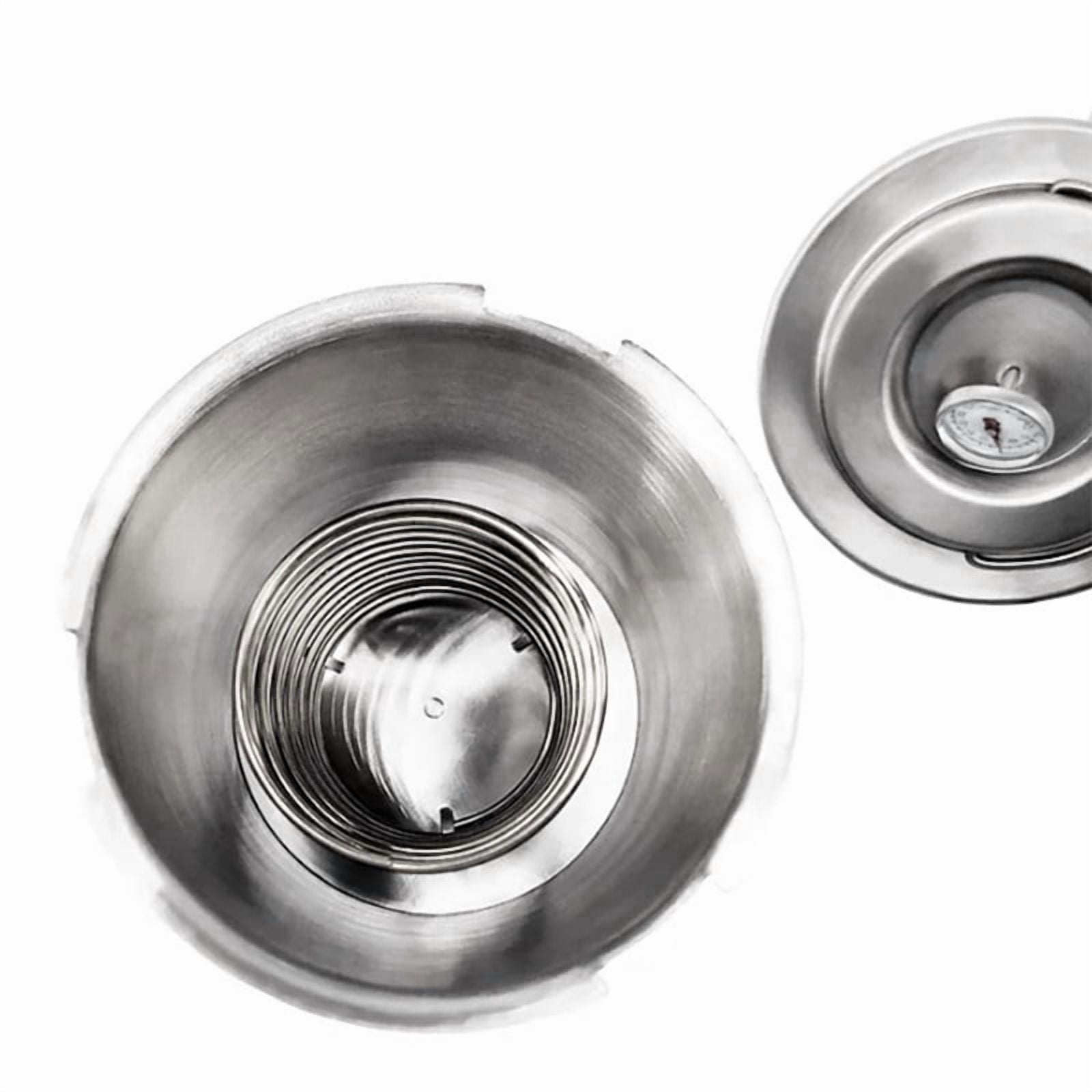 2X Stainless Steel Ham Press Maker Machine with Thermometer, Meat Poultry Kitchen Cooking Tools