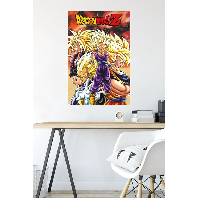 Dragon Ball Z - Saiyans Wall Poster, 22.375 x 34 