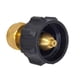 thumbnail image 3 of Adaptador de recarga de propano QCC1 para cilindros desechables de 1 lb | Construcción de latón macizo | Compatible con tanques de 20 lb | Incluye 2 adaptadores | Apagado automático para una reca, 3 of 5
