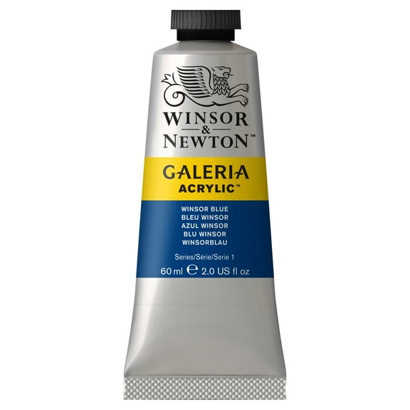 Winsor & Newton Galeria Acrylic Paint, 60ml, Winsor Blue