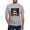 Heather Gray, variant on - Shiny Jack O' Lantern Men's Classic T Shirt - Fitted T-Shirt, Vintage Fit Soft Cotton Tee