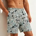 thumbnail image 5 of Ankola Mens Casual Shorts Outdoor Beach Shorts Elastic Waist Drawstring Athletic Shorts with Pockets for Running Vacation, 5 of 5