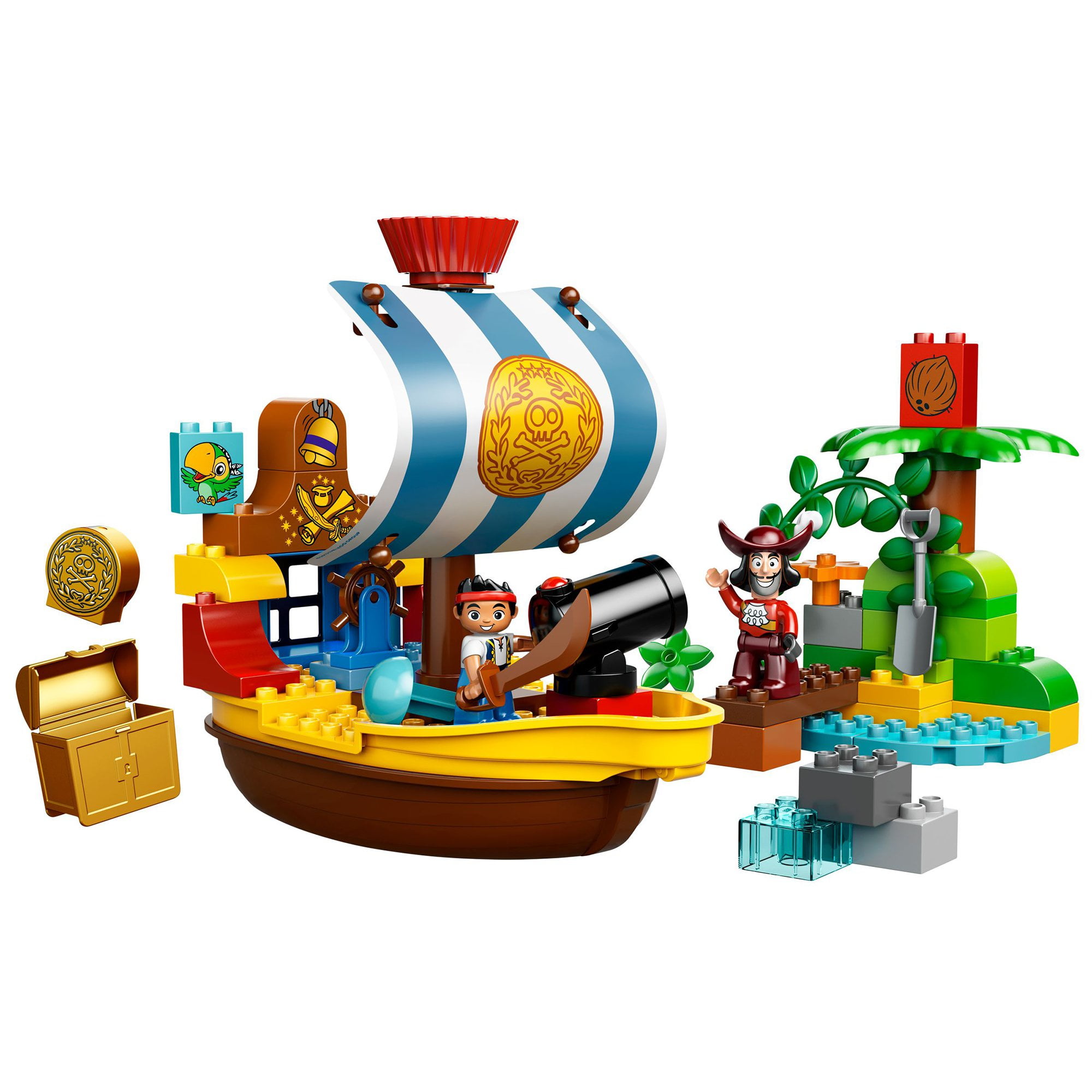 LEGO DUPLO Jake's Pirate Ship Bucky Play Set - Walmart.com