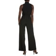 thumbnail image 2 of Taylor womens  Stretch Crepe Jumpsuit, 6, Black, 2 of 3