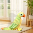 thumbnail image 1 of de peluche, juguete de peluche, pájaro pequeño, loro, juguetes de peluche, decoración del hogar, 19,69 x 10,24 pulgadas, regalo para niñas y Amarillo, 1 of 8