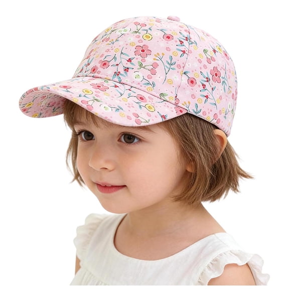 Karoyedx Hat for Boys Toddler Baseball Hat Baby Boys Cap Girls Adjustable Dinosaur Baseball Hats Kids Boy Caps Toddler Sun Hats Pink Size,2-6 Years