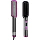 thumbnail image 1 of Cepillo Alisador Bluelander para Cabello, 4 Ajustes de Temperatura 160-220 °C, Cepillo Termico Con Clips y Liga, Gris/Rosa, 1 of 5