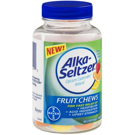 Alka Seltzer Fruit Chews, 60 CT (Pack of 3)