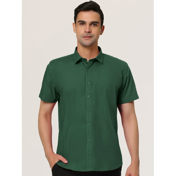 Alimens & Gentle Camisas De Vestir Para Hombre, Ajuste Muscular, Elásticas