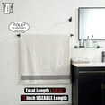 thumbnail image 3 of Double Towel Bar Matte Stainless Steel Bath Towel Rack for Bathroom Towel Holder Wall Mount Total Length TBLPB, 3 of 9