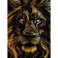 thumbnail image 5 of Men's 3D Lion Face Printed T-Shirt Lion Pattern Men's Lion Graphic T-Shirt, Loose Fit, Ideal for Summer and Outdoor Activities, Plus Size, 5 of 7
