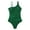 Green, variant on Swimsuits for Women One Piece Women Sexy with Chest Pad without Underwire Patchwork Strap Shoulder Splicing Yarn Mesh Bikini One-Piece Swimsuit