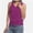 Fuchsia, variant on Women's Loose Tank Top - V-Neck Sleeveless Cami with Banded Bottom for Summer
