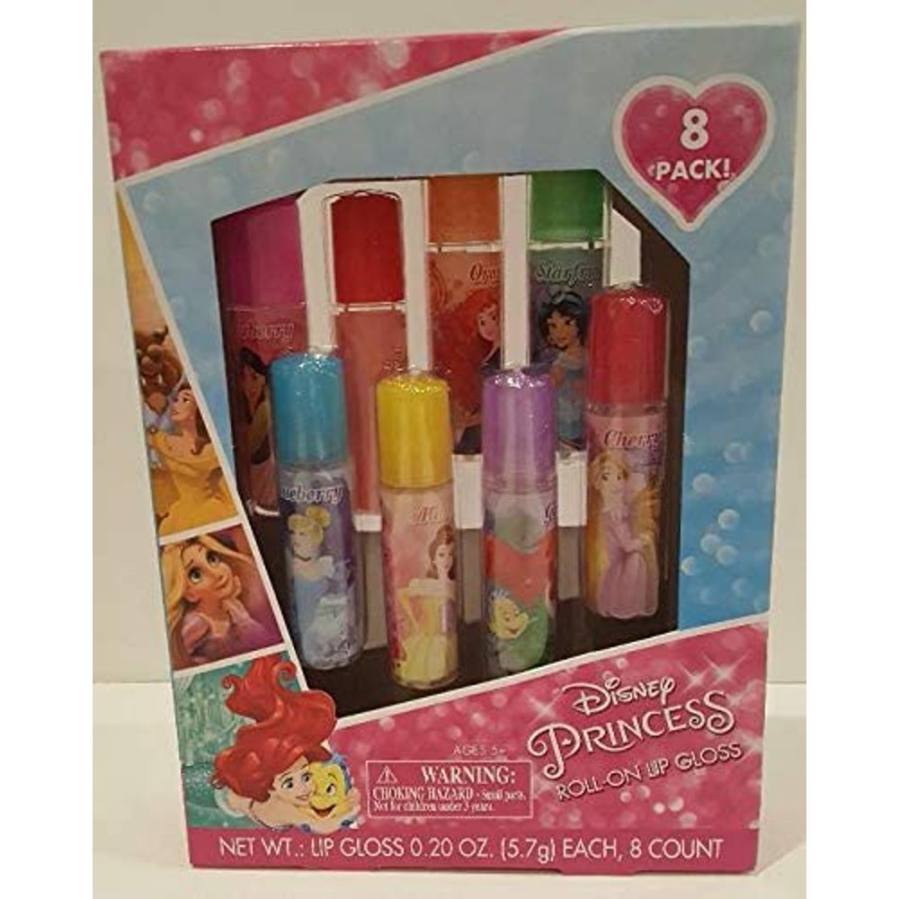 Disney Princess RollOn Lip Gloss 8 Pack