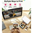 thumbnail image 2 of Liene Amber M100 4x6 Inch Photo Printer 20 Sheets & 1 Ink Cartridges Refill, w/o Battery, 2 of 4