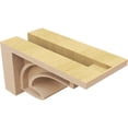 thumbnail image 5 of 4"W x 8"D x 4"H Wide Alma Rough Cedar Woodgrain TimberThane Corbel, Primed Tan, 5 of 6