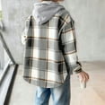 thumbnail image 5 of Girls Jackets Girls Fall Jackets Size 10-12 Girls Flannel Long Sleeve Shirts Button Down Plaid Shacket Jackets Casual Blouses Tops, 5 of 5