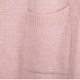 thumbnail image 6 of Odeerbi Cardigan Sweaters For Women Fall Winter Sweaters 2025 Casual Solid Knitting Loose Long Sleeve V-Neck Tops Pink, 6 of 6