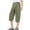 Army Green, variant on LIaqionyy Kids Capri Pants Loose Wide Leg Elastic Waist Casual Lounge Cropped Pants with Pockets
