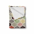 thumbnail image 2 of Modern Soft Flannel Fleece Blanket, Seamless Oriental Geometric Morrocan Doodle Pattern with Dots and Blank Colors Art, Cozy Plush for Indoor and Outdoor Use, 60" x 80", Multicolor, by Ambesonne, 2 of 6