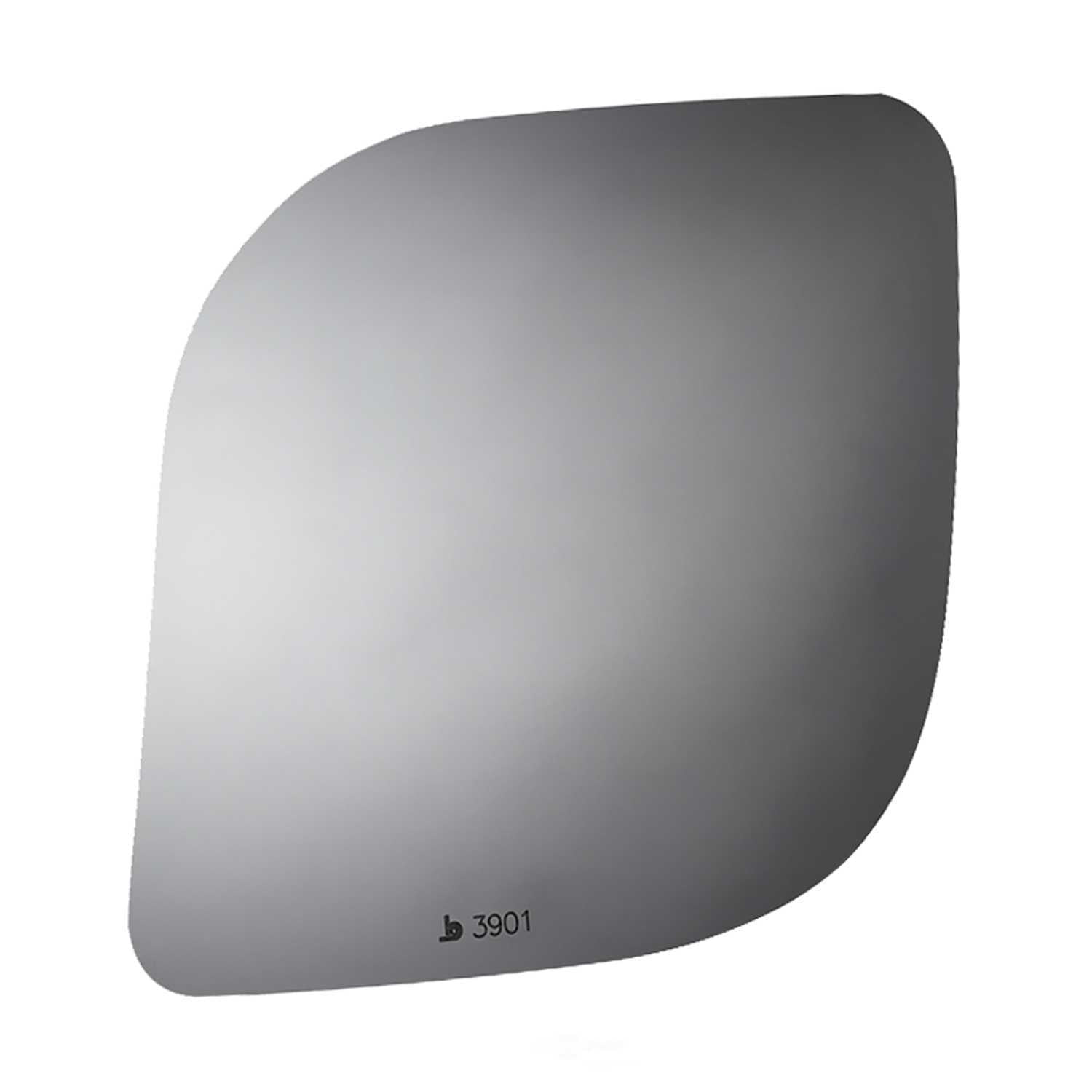 Burco Side View Mirror Replacement Glass - Clear Glass - 3901