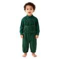 thumbnail image 2 of Krdevn Boys Corduroy Romper Jumpsuit Winter Lined Overalls Baby Casual Outfit Warm Soft Playwear for Toddlers,Kids Clothing,18-24 Months, 2 of 5