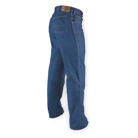 Indigo Striped Jeans - VF IMAGEWEAR PD60PW 38 X 34 Jean Pants, Indigo, Size 38x34 In