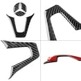 thumbnail image 4 of Embellecedores de volante Scienceny de Fibra de carbono 4 piezas, 4 of 6