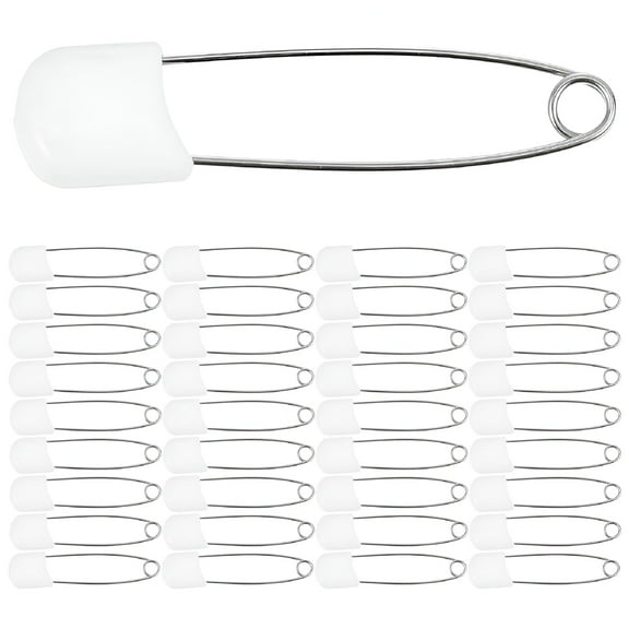 VANIDO 30 Pcs Baby Diaper Pins for Cloth Safe Diaper Pins Reliable Pins Easy to Carry Pins Multi-functional Pins for Wipes Baby Safety Pin