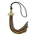 thumbnail image 4 of Endea Graduation Black/Purple/Gold Mixed Color Graduation Tassel with Gold Date Drop, 4 of 11