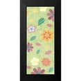 thumbnail image 2 of Grey, Jace 12x24 Black Modern Framed Museum Art Print Titled - Flowers, 2 of 5