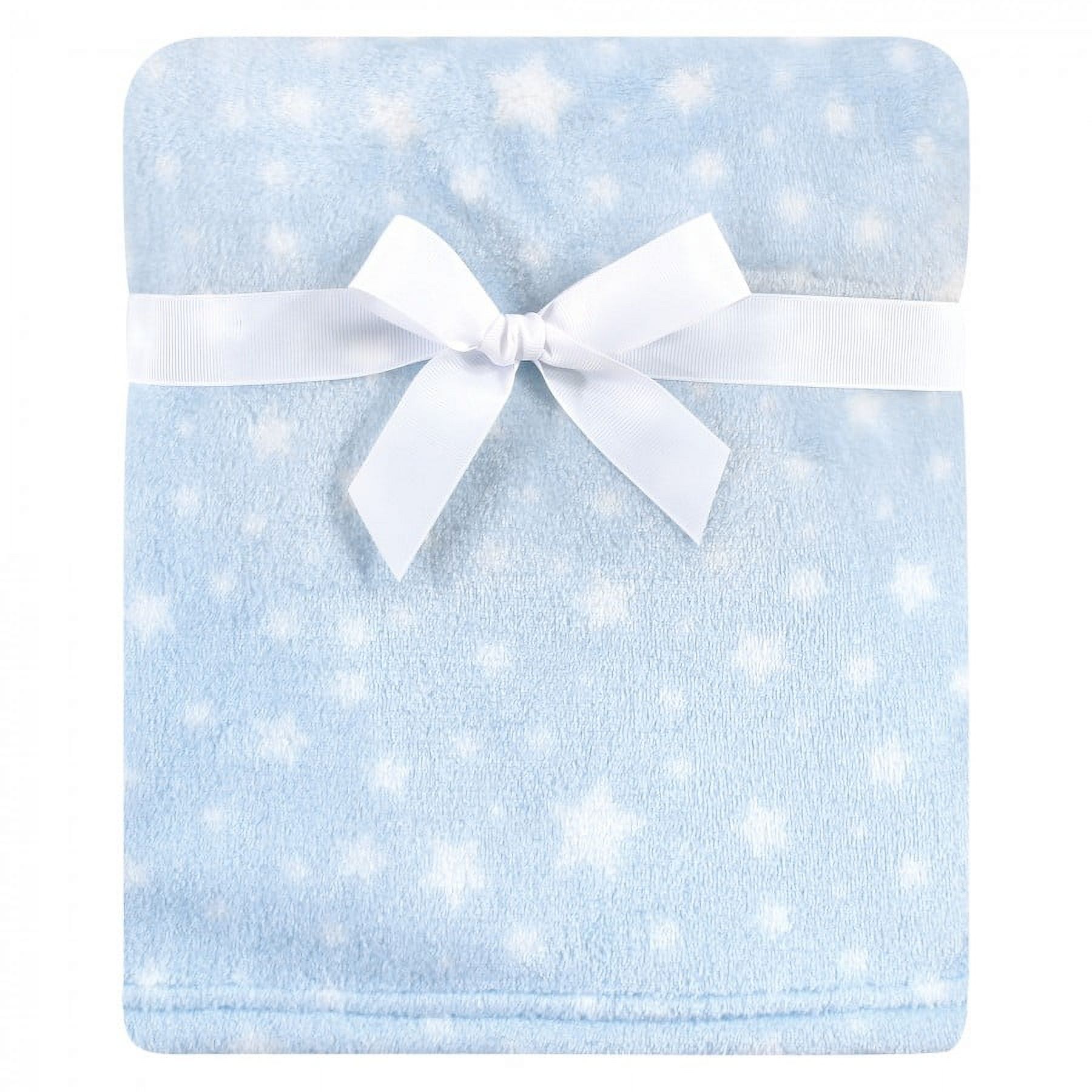 Hudson Baby Infant Boy Plush Blanket with Security Blanket, Star Boy, One Size