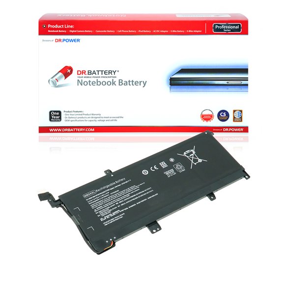 DR. BATTERY - Replacement for HP Envy X360 15-AQ000NR / 15-AQ000NX / 15-AQ000UR / 15-AQ001NA / 15-aq001ng / 15-AQ001NN / 843538-541 / 844204-850 / 844204-855 / HSTNN-UB6X / MB04055XL / MB04XL