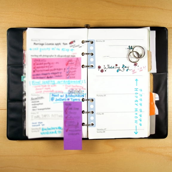 Worgeous 2 Sheets Sticky Tabs Page Markers Index Sticker 4.80X2.20X0.01CM