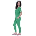 thumbnail image 2 of Moomaya Ensemble de Nuit Simple pour Femmes avec Pyjama en Coton 2 Pcs Chemises de Nuit-Vsr, 2 of 7