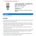 thumbnail image 2 of License Lamp Socket - Compatible with 2000 - 2007 Ford Taurus 2001 2002 2003 2004 2005 2006, 2 of 2