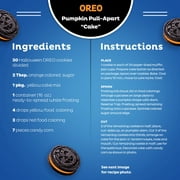OREO Orange Creme Chocolate Sandwich Cookies, Limited Edition, Halloween Cookies, 1.25 lb