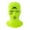 Fluorescent yellow, variant on lanema Ski Knitted Warm Full Face Winter Handmade Riding Three-hole Balaclava Hat