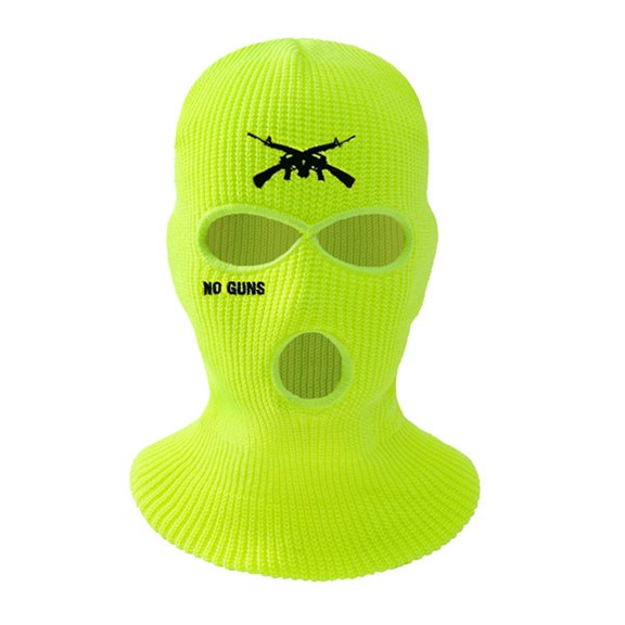 lanema Ski Knitted Warm Full Face Winter Handmade Riding Three-hole Balaclava Hat