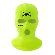 Aellinatey Army Tactical Mask 3 Hole Full Face Mask Ski Mask Winter Cap Balaclava Helmet