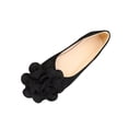 thumbnail image 2 of Miluxas Women Fashion Bowknot Flats Comfort Pointed Toe Dress Shoes Black 9(42), 2 of 9