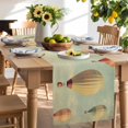 thumbnail image 3 of Sky Table Runner, Hot Air Balloon Kitchen Table Runners Dress Scarves for Table Decorations Party/Restaurant/Indoor Outdoor Use, 13x120in, 3 of 9