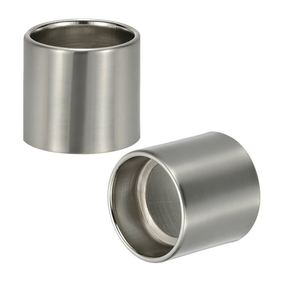 Uxcell Light Socket Shade Ring, 50 mm Metal Hanging Lamp Holder Parts, Nickel 2Pcs