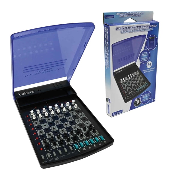 Set Electrónico de Ajedrez de Viaje Lexibook LCG500 de 32 Piezas