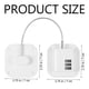 thumbnail image 4 of Cerradura para refrigerador con contraseña de 2 piezas, cerradura de seguridad para refrigerador para niños, restrictor de ventana con contraseña digital - Cerradura codificada con adhesivo fuerte,, 4 of 5