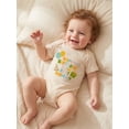 thumbnail image 6 of BemeyourBBs Infant Baby Boy Girl Birthday Romper Outfit Happy Birthday To Daddy Mommy Letters Printed Shirt Newborn Baby Summer Clothes Crew Neck Short Sleeve Print Bodysuit, 6 of 9