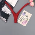 thumbnail image 4 of Alluring V Shaped Thong Panties Low Rise Cotton Underwear High-grade comfort For Women, 4 of 8