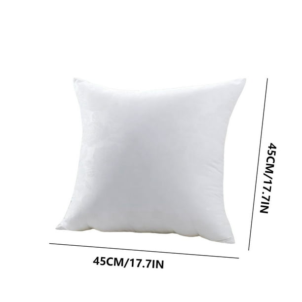 Inserto de almohada decorativo para cojín de sofá | Forro de núcleo de poliéster suave | Patrón de hojas de pájaros y flores | Soporte de respaldo | Hogar, oficina, uso del automóvil | 18x18