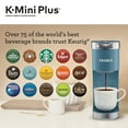 Keurig KMini Plus Single Serve KCup Pod Coffee Maker, Evening Teal